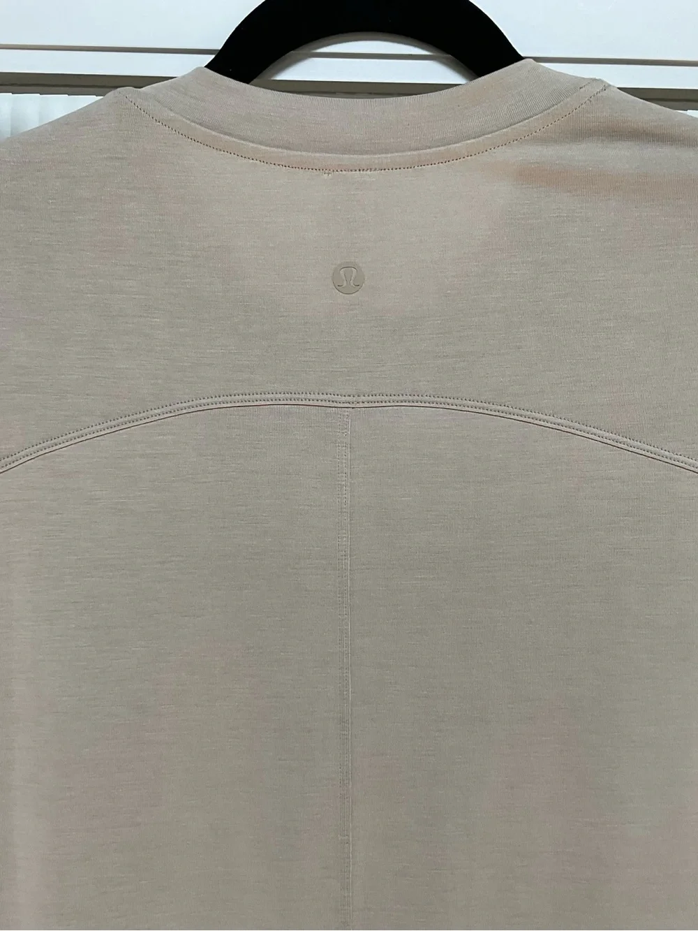 lululemon athletica Long-Sleeve Crewneck Top in Light Beige